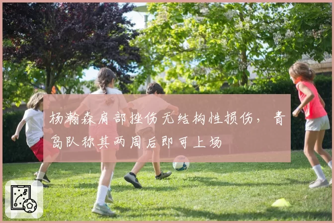 杨瀚森肩部挫伤无结构性损伤，青岛队称其两周后即可上场