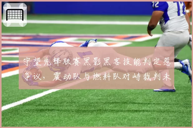 守望先锋联赛黑影黑客技能判定惹争议，震动队与燃料队对峙裁判未介入？